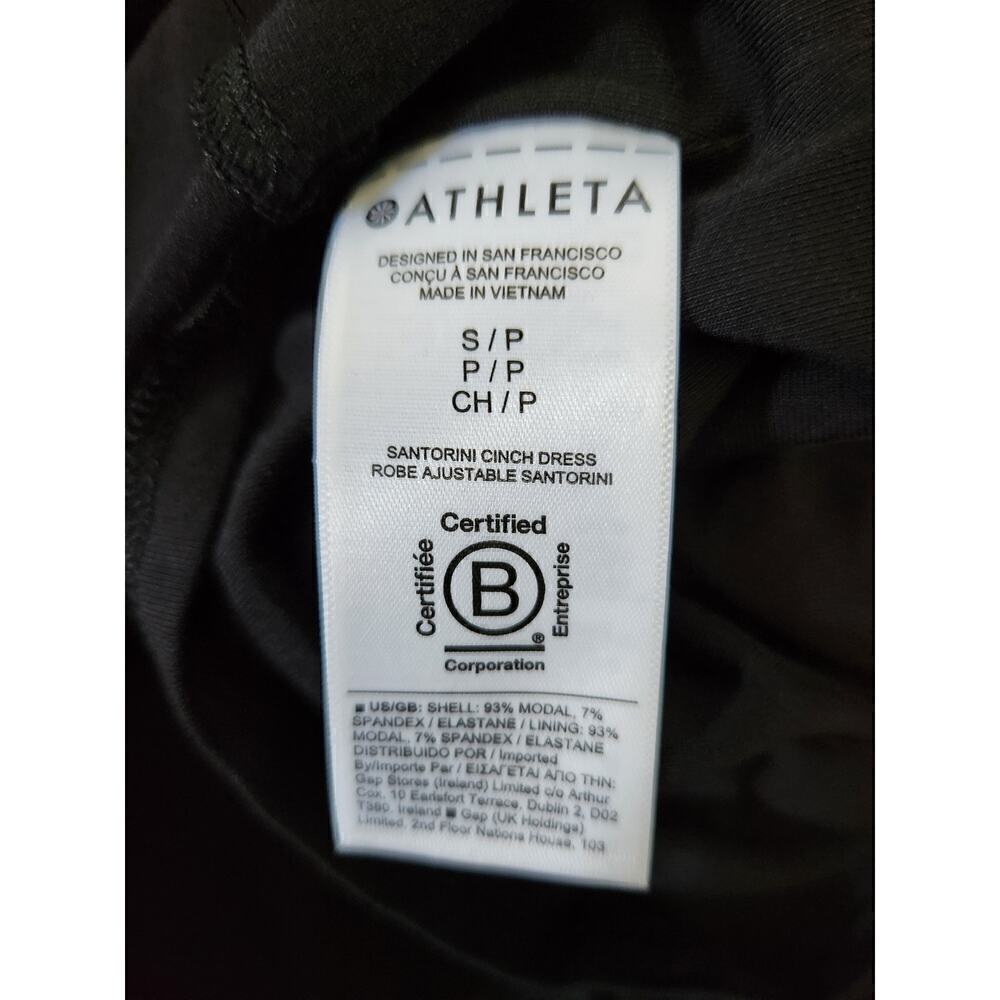Athleta Santori Cinch Dress sz SP elastic waist Athleisure Outdoors comfort - Picture 7 of 11
